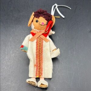 Vintage Japan Mouse in Long Robe and Slippers